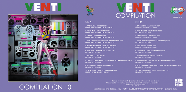 VAM-CD 20.15 VARIOUS ARTISTS - VENTI COMPILATION 10 (Double CD)